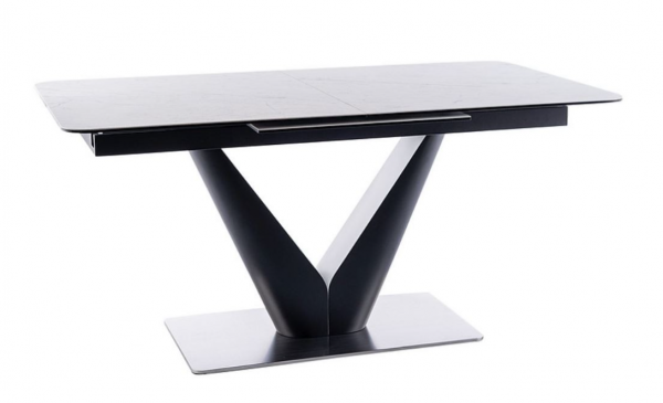 Stalas CANYON CERAMIC + Kėdės AZALIA VELVET