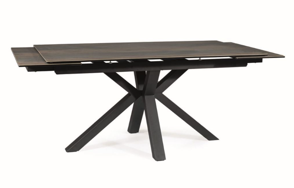 Stalas COLUMBUS CERAMIC + Kėdės AZALIA VELVET