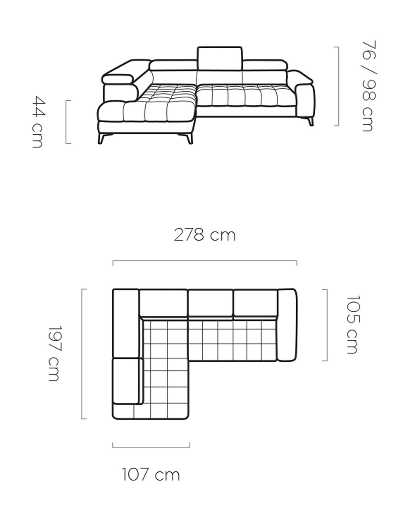 Minkštas kampas CHIVAS