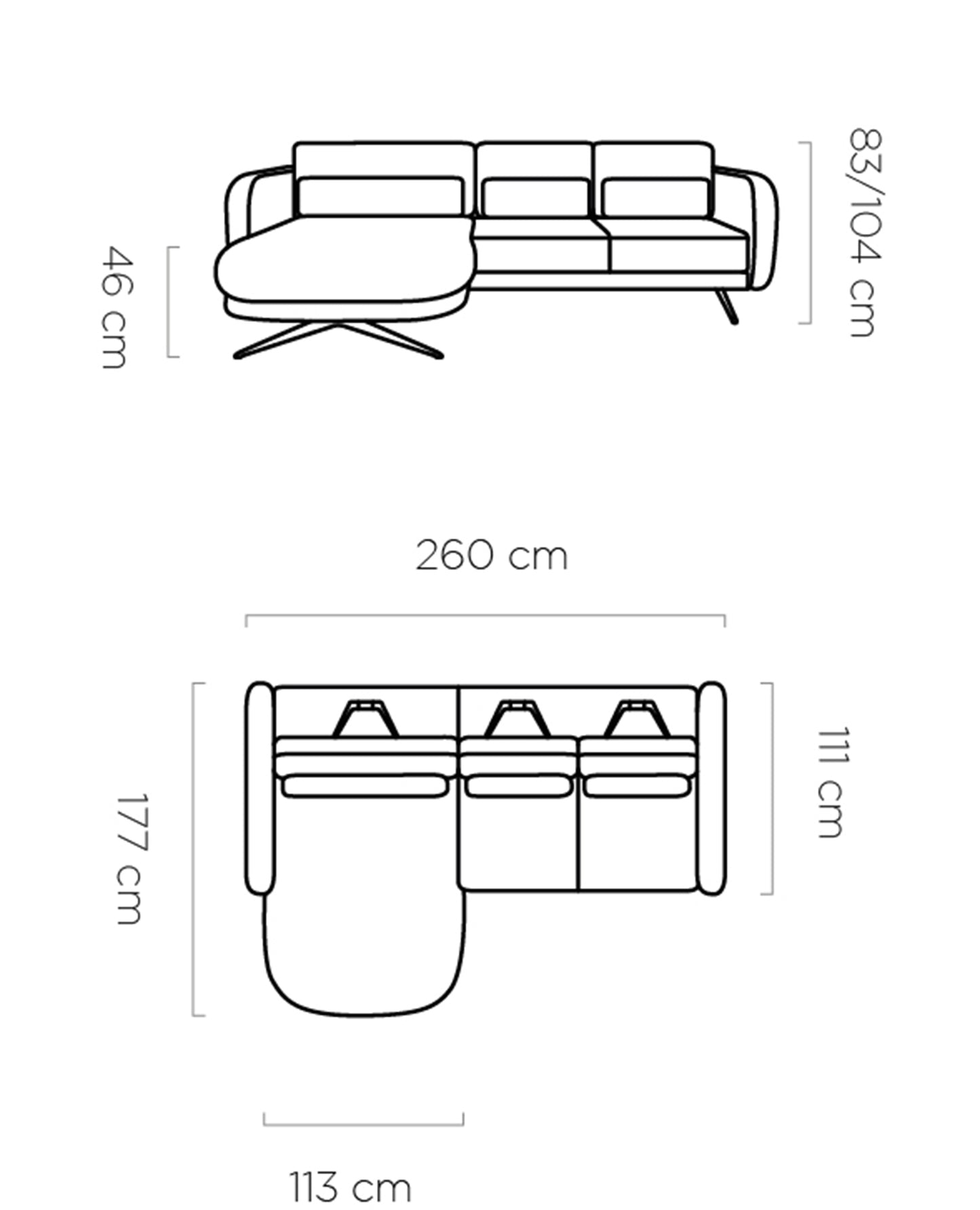 Minkštas kampas ILUSIO S