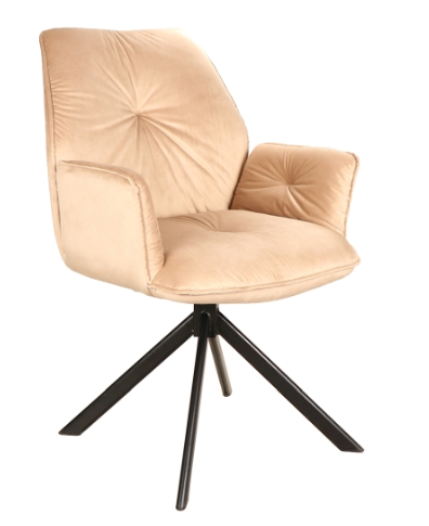 Stalas MEDAN PALISANDER + Kėdės BOOGIE II VELVET