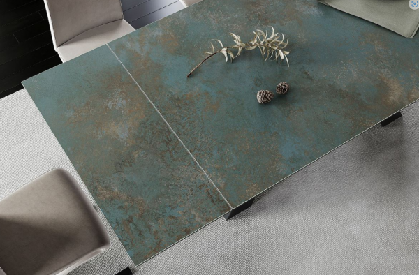 Stalas SALVADORE CERAMIC + Kėdės H-090 VELVET