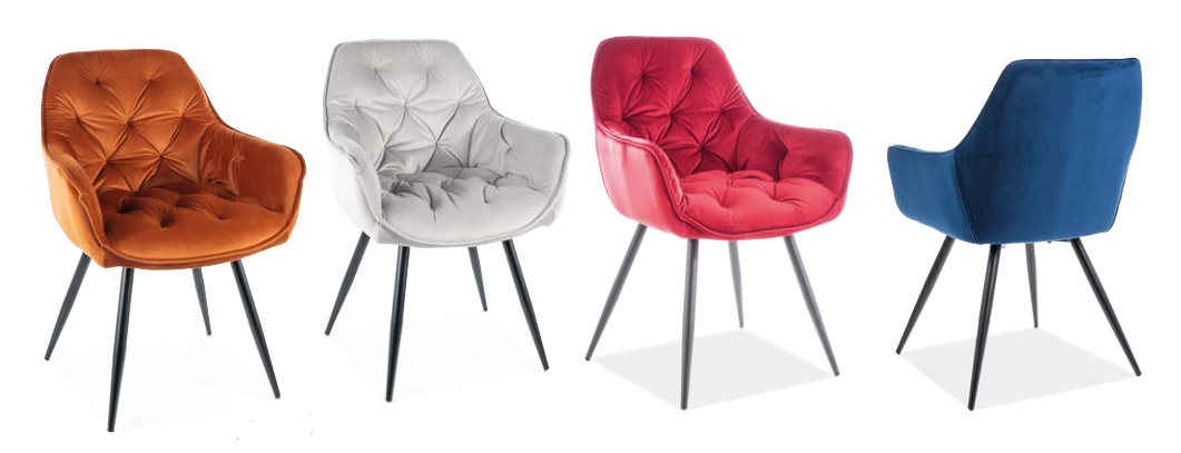 Stalas SYDNEY + Kėdės CHERRY VELVET