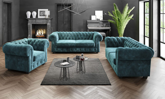 Minkštų baldų komplektas MANCHESTER 3M+2+1