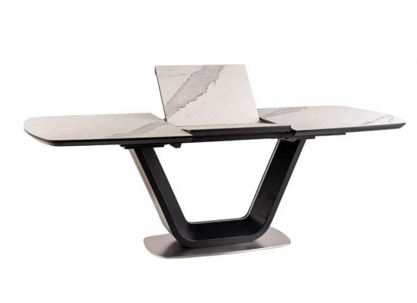 Stalas ARMANI CERAMIC + Kėdės CHERRY VELVET