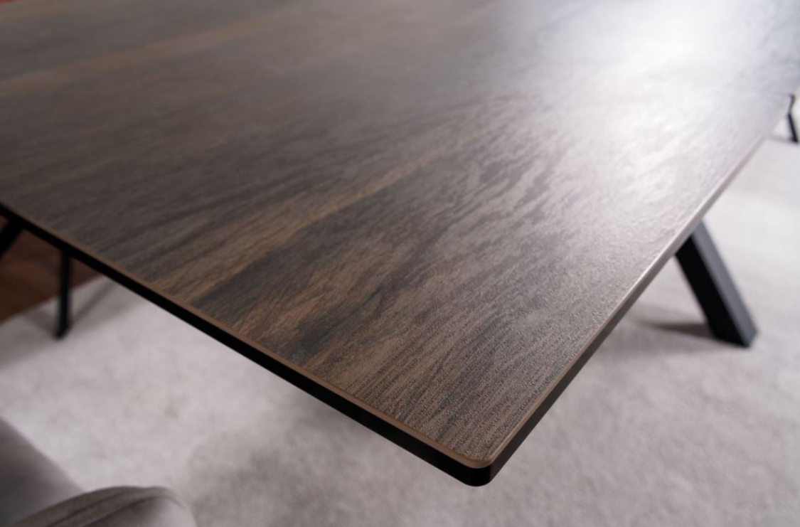 Stalas COLUMBUS CERAMIC + Kėdės AZALIA VELVET