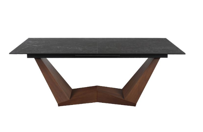 Stalas BONUCCI CERAMIC + Kėdės LINEA VELVET