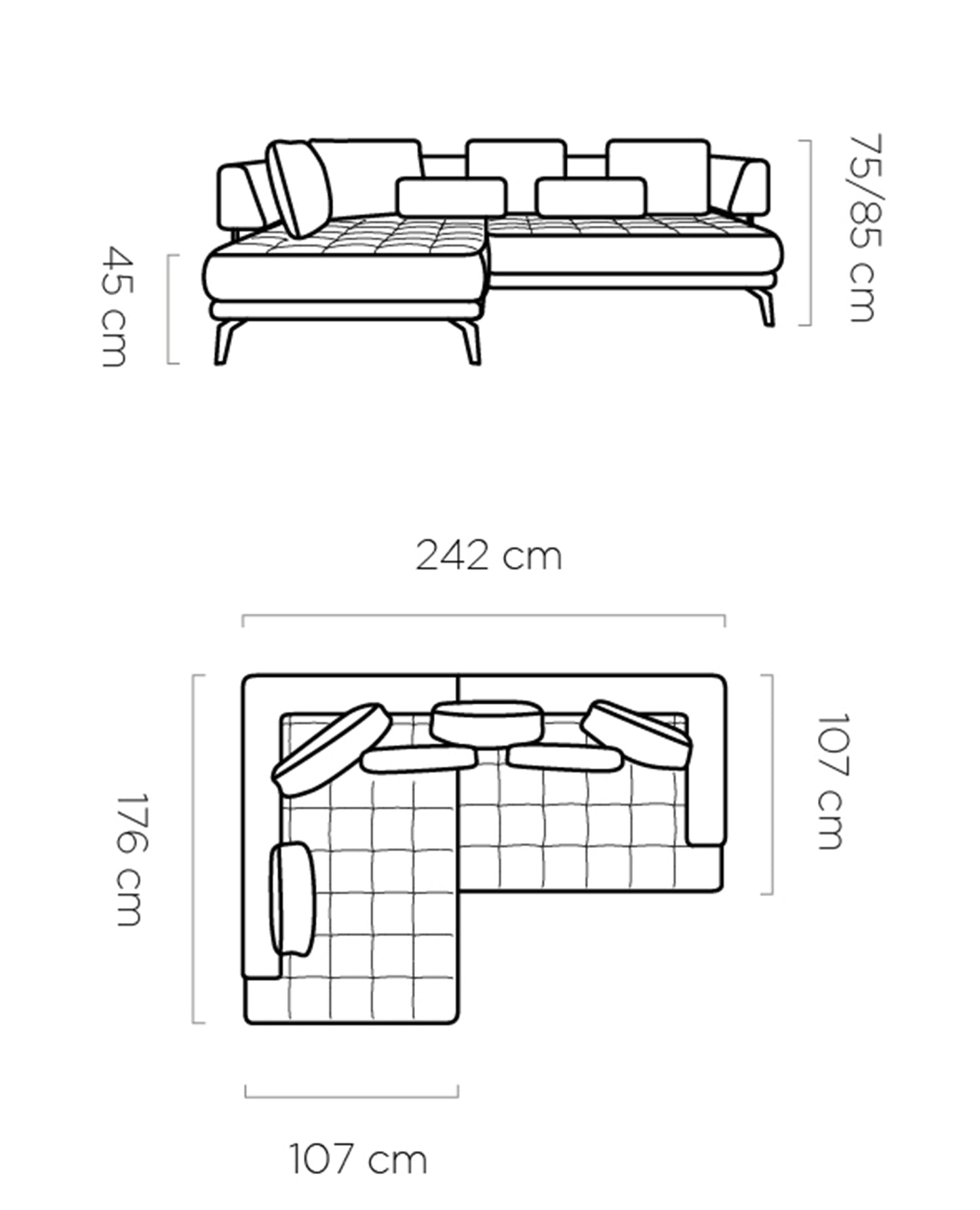 Minkštas kampas GIOTTO L
