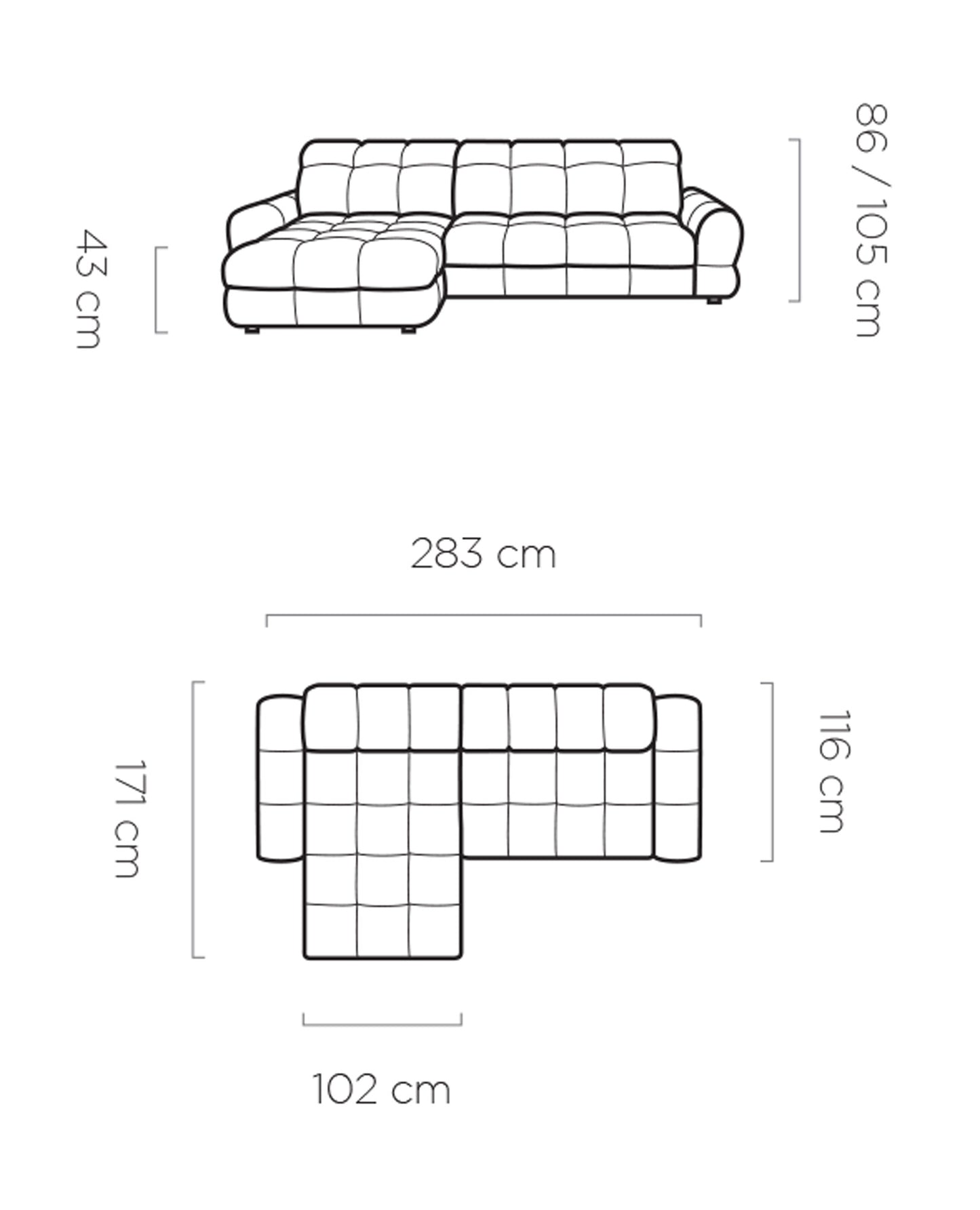 Minkštas kampas TOLLO S
