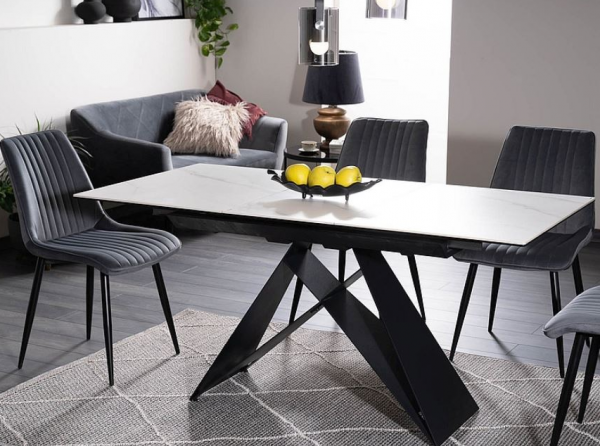 Stalas WESTIN SC 120 + Kėdės KIM VELVET