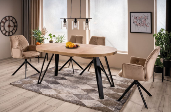 Stalas GALAXY + Kėdės BOOGIE II VELVET