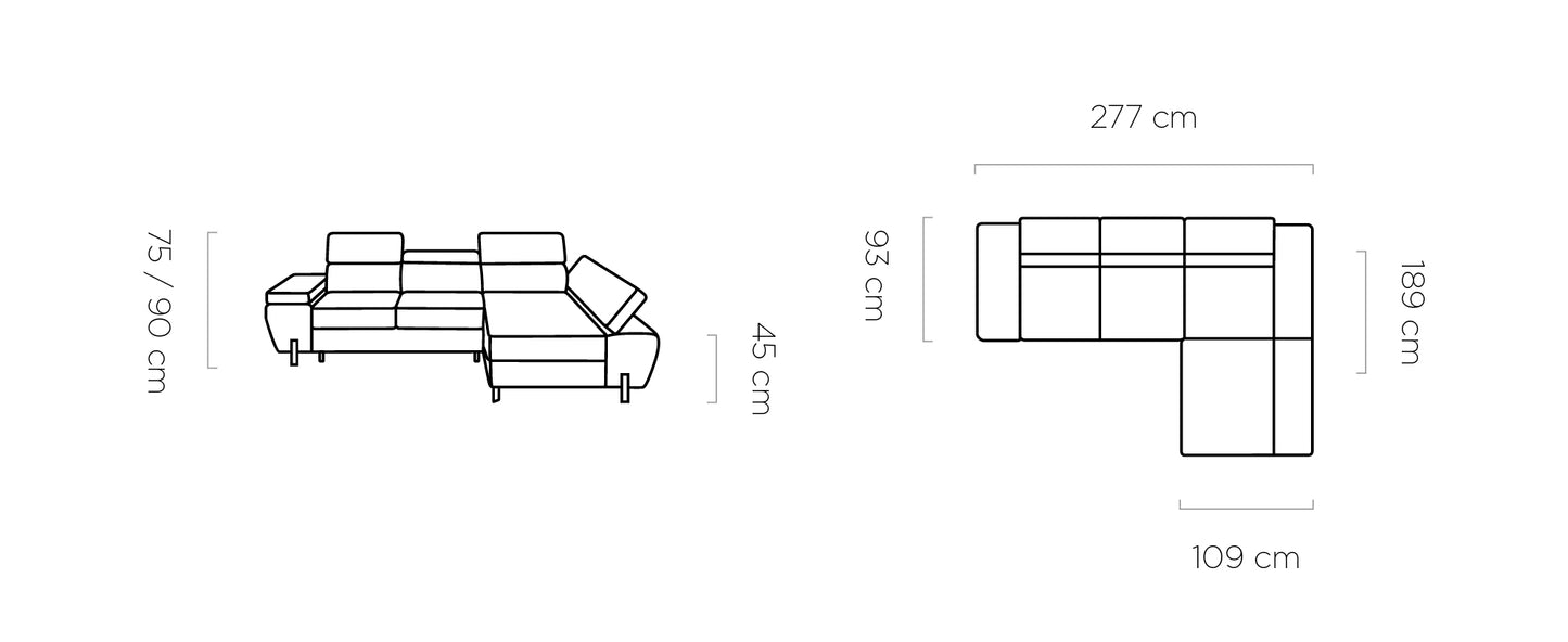 Minkštas kampas MOLINA S